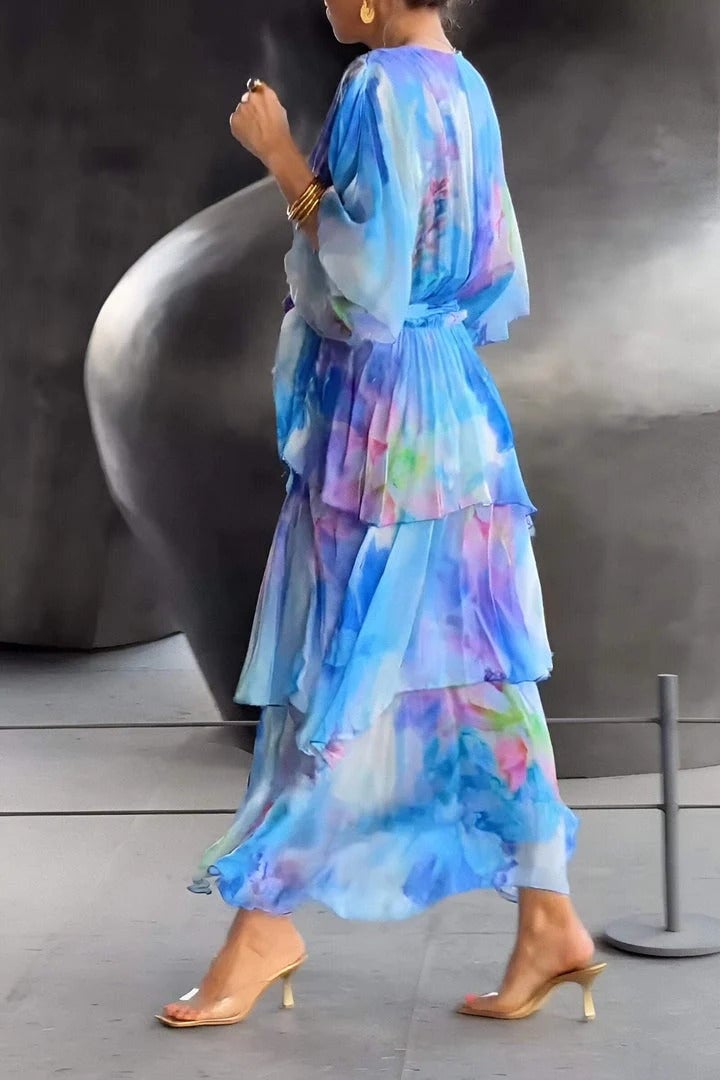 Jade™ | Vestido longo boêmio elegante