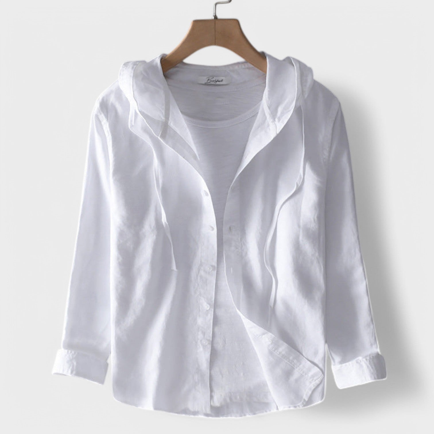 Clara - Blusa de Algodão com Capuz