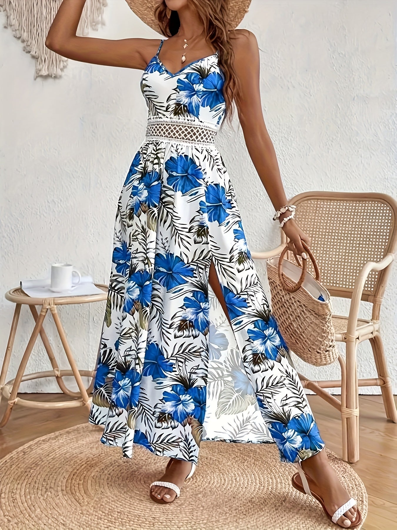 Amalia™ – Vestido Longo Boémio Floral