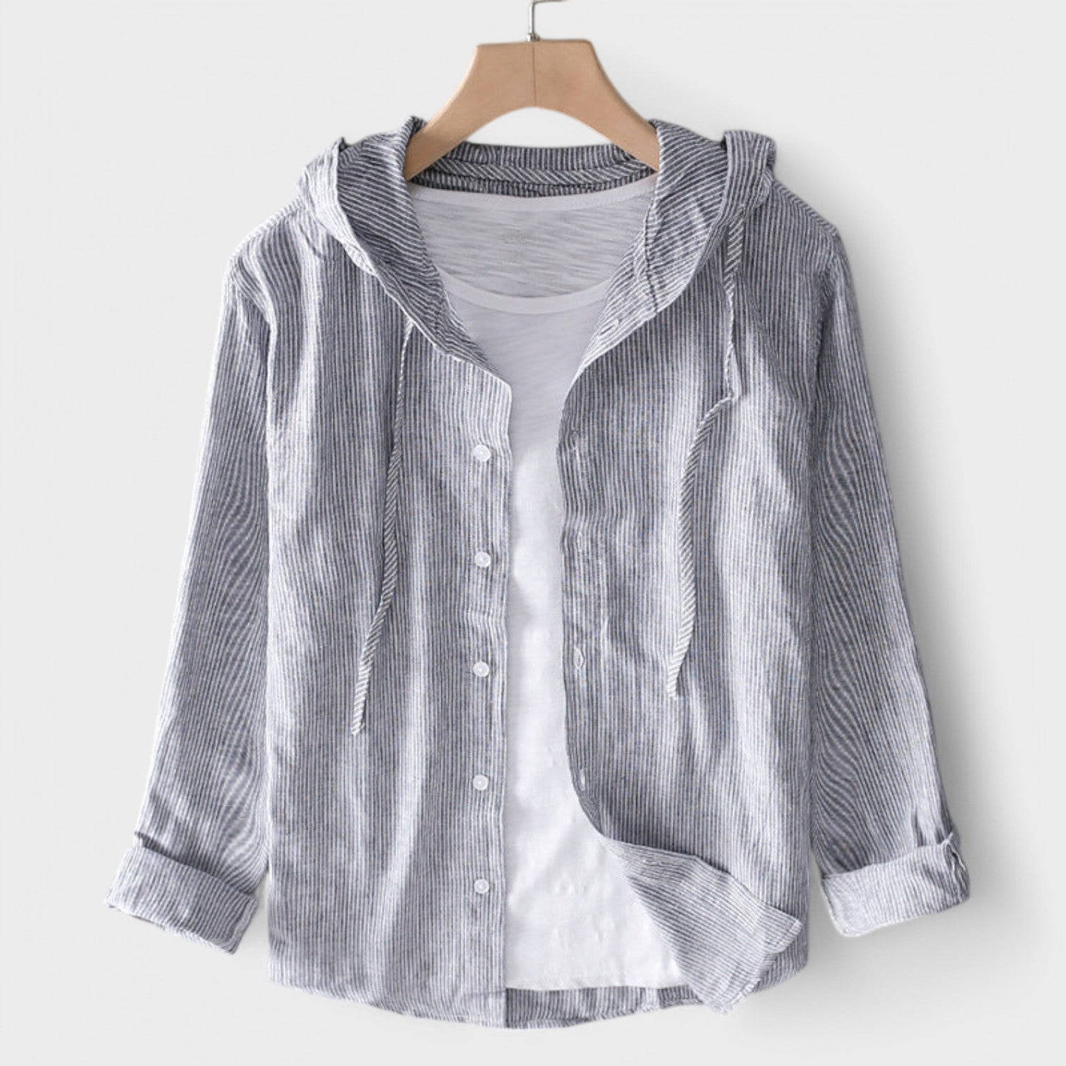 Clara - Blusa de Algodão com Capuz