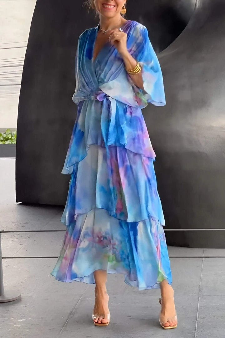 Jade™ | Vestido longo boêmio elegante