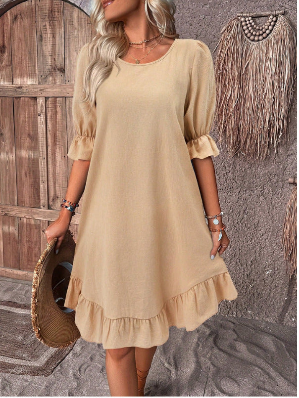 Lily – Vestido em Linho e Algodão